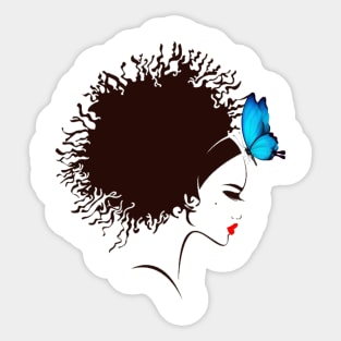 Black lives matter butterfly lovers , Don't be sad everything will be ok Sticker